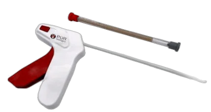 PUR MIS delivery instrument and cannulas